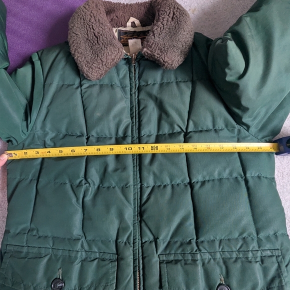 Vintage Eddie Bauer Goose Down Puffer Jacket with Sheerling Lining. - Picture 16 of 16